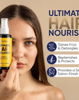 Moerie Ultimate Hair Oil for frizzy, dry and damaged Hair - Deeply Nourishing Rejuvenation - With Vitamin E, Jojoba & Hemp