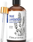 HIQILI Lavender Essential Oil for Diffusers, Aromatherapy, Natural Relaxation, Stress Relief & Sleep Aid, Therapeutic Grade 1 Fl Oz
