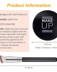 Kaely 2Pcs Pot Concealer Full Coverage Set,under Eye Correcting Concealer,01+02