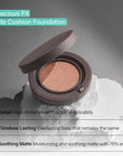MOONSHOT KOREA Matte Fit Cushion Foundation Full Coverage Face,