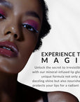 Flori Roberts Mineral Base Lip Shine, Vibrant Lip Gloss Makeup for Women of Color or Deeper Skin Tones, Non-Sticky, Long Wear High Shine Finish