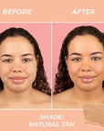 MCoBeauty Miracle BB Cream, Natural Tan, Skin-Perfecting Coverage Free Cosmetics