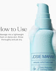 Josie Maran Argan Apothecary Daily Response Calming Facial Cleanser - Gentle Exfoliating Face Wash for Pores & Sensitive Skin - With Organic Argan Oil, Salicylic Acid, & Tea Tree Oil (4 fl oz/120 ml)