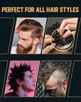 Woody's Wood Glue Extreme Styling Gel for Men, Intense Long-lasting Hold with No Flaking, Quick-drying, Retains Moisture, Suitable for All Hair Types and Hair Styles, 4 oz - 1 pack
