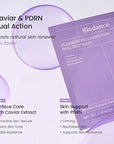 BIODANCE Rejuvenating Caviar PDRN Real Deep Mask, Overnight Hydrogel Mask, Skin Firming & Radiance Boost, Enhancing Recovery for All Skin Types, Korean Skincare, Stocking Stuffers | 1.19oz(34g) x 4ea