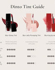 DINTO Blur-Glowy Lip Tint - Glossy Finish, Hydrating, Long Lasting, Lightweight Texture, Non-Sticky, Vegan & Cruelty-Free, K beauty (201 Nobilitas, 0.11 fl.oz)