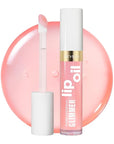 REVLON Super Lustrous Glimmer Lip Oil, Moisturizing & Tinted, Shiny Finish, Made with Plant-Based Squalane, 001 Candy Hearts, 0.13 fl oz