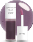 NOONI Korean Hydrating Lip Oil - Appleblacktea | Long-Lasting, Moisturizing, Plumping, Revitalizing for Dry Lips, Waterproof, No Peel Off, Hydrating, Nourishing Crystal Clear, 0.12 FL Oz