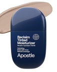 APOSTLE Reclaim Tinted Moisturizer for Men (8 St. James) - Niacinamide, Vitamin E, Squalane, Hyaluronic Acid, Tinted Face Moisturizer For Men. Hydrates, Evens Skin Tone, Reduces Fine Lines, 1 Fl. Oz.