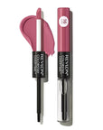 Revlon Liquid Lipstick with Clear Lip Gloss, ColorStay Overtime Lipcolor, Dual Ended with Vitamin E, 220 Unlimited Mulberry, 0.07 Fl Oz