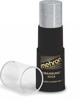 Mehron Makeup CreamBlend Stick | Face Paint, Body g) (Silver) 75 oz