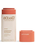 ATTITUDE Oceanly Plastic-Free Lightweight Blush Stick, Titanium Dioxide-Free, EWG Verified, Vegan & Cruelty-free Makeup, Ginger, 0.3 Ounces