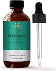 Bergamot Essential Oil for Diffuser | 100% Pure & Natural Bergamot Oil | for Skin Aromatherapy Home Fragrance Soap & Candle Making| 3.38 fl. Oz
