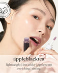 NOONI Korean Hydrating Lip Oil - Appleblacktea | Long-Lasting, Moisturizing, Plumping, Revitalizing for Dry Lips, Waterproof, No Peel Off, Hydrating, Nourishing Crystal Clear, 0.12 FL Oz