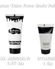 MEICOLY White Cream Face Body Paint,2.37Oz Large Tube Clown White Makeup,Water Based Full Body Paint for Adults and Kids,Halloween SFX Skull Joker Zombie Vampire Skeleton Goth Cosplay Mime Makeup