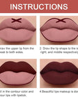 2-in-1 Deep Red Lip Liner & Lipstick Set Kit for Women, Matte Lips Kit with Lip Liner Lip Stains Long Lasting Waterproof 24 Hour Lipstick and Lip Liners Combo Lipliners Pencil Set 15