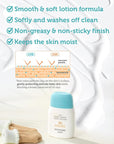 Baby Easy Wash Sun Lotion SPF 30 - Korean Moisturizing Zinc Oxide Mineral Sunscreen for Babies and Kids - Washes Off Easily - Vegan, Reef-Safe, Allergen-Free, 2.11 fl.oz.