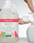 Ginger Lily Farms Botanicals All-Purpose Foaming Hand Soap Refill, 100% Vegan & Cruelty-Free, Apple Pear Scent, 1 Gallon (128 Fl.Oz)