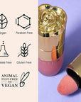 Winky Lux Cheeky Rose Liquid Blush, Gel-Cream Blush with Buildable Color, Lightweight Velvet Finish for Long Lasting Color, Cool Pink, Lovely