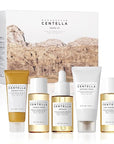 SKIN1004 Madagascar Centella Travel Kit, Toner, Ampoule, Soothing Cream, Cleansing Oil, Ampoule Foam, Basic Skincare Box, Compact Size, Gift Sets, Mothers Day Gifts for Mom Gifts for Women, Trial Kit