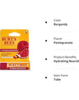 Burt's Bees Lip Balm, Pomegranate Oil,