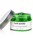 Temporary Hair Wax Color, Green, 4.23 oz - Natural Styling Clay for Cosplay, Party