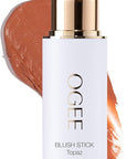 Ogee Sculpted Face Stick (TOPAZ - MATTE ROSY Highlighter Stick