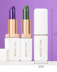 Color Changing Lipstick, 6-Colors Lip Stain Temperature Activated Vegan Formula, Magic Lipstick Long-Lasting, Nourishing, Cruelty-Free & Vegan #dark green
