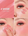 KIMUSE Soft Cream Blush Makeup, Liquid Blush for Dewy Finish