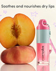 Evereden Kids Tinted Lip Gloss: Sakura - Non Toxic, Vegan Clean Makeup - Soothing & Hydrating Lip Gloss with Cherry, Peach, & Cranberry Oils