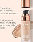 M. Asam MAGIC FINISH Supercharge Serum Foundation Warm 1.01 Fl Oz