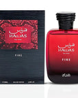 RASASI Hawas Fire Eau De Parfum Men Spray 100ML(3.4 Oz) - Bold Arabian Perfume For Men With A Fiery Essence - Indulge In A Luxurious, Long Lasting Perfume That Captures Masculine Elegance And Strength