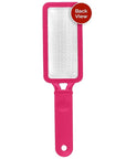 Microplane Colossal Foot File Scraper - The Original Stainless Steel Foot Rasp, Dead Skin/Callus Remover for Feet, Gentle Foot Scrubber, Pedicure Tools for Salon-Quality Foot Care, Pink