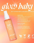 Pacifica Beauty Glow Baby Brightening Setting Mist, Broad Spectrum SPF 45, Makeup Setting Spray, UVA/UVB Protection, Blue Light Protection, Facial Mist, Suncare, Skin Care, Vegan, 1.7 fl oz (1 Count)