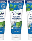 St. Ives Skin Renewing Body Lotion 2 Oz Travel Size (Pack of 3)