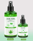 Aloe Vera Spray from Freshly Cut Pure Aloe, Aloe Vera Spray for Skin& Hair, Aloe Vera Spray for Sunburn Relief, 6.93oz, Absorbs Rapidly, Infused wirh Cucumber Essence