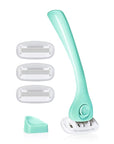 Billie Razors for Women Shave Kit – Razor + 4 x 5-Blade Razor Refills + Magnetic Holder – Minty