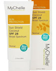 MyChelle Dermaceuticals - Sun Shield Sun Protection Lotion for Normal Skin Coconut 28 SPF - 2.3 fl. oz.