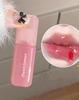 4Pcs Hydrating Lip Gloss Set,Non-Stick Cup,Glossy Finish,Highly-Pigmented Korean Lip Glaze,Plumping Lipgloss,Moisturizing Water Mirror Liquid Lipstick,Long-lasting Natural Makeup