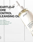 Anua Double Cleanser Duo for Facial Cleansing : Heartleaf Pore Control Cleansing Oil & Heartleaf Quercetinol Pore Deep Cleansing Foam for Double Cleansing, Korean Skincare