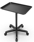 TASALON Salon Tray on Wheels Adjustable Salon Service Rolling Tray Hairstylist for Dental, Hairdresser Cart with Wheels Aluminum Rolling for Hairstylist, Sap, Medical