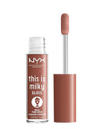 NYX PROFESSIONAL MAKEUP This Is Milky Gloss, Lip Gloss with 12 Hour Hydration, Vegan - Milk The Coco (Dark Chocolate)