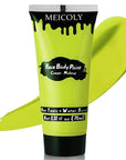 MEICOLY Ogre Green Face Body Paint,2.37OZ Large Tube Water Based Body Paint,Elphaba Green Face Paint,High Pigment Face Paint for Disgust Goblin Demon Halloween SFX Special Effects Cosplay Makeup
