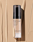 Waterproof Full Coverage Concealer With Primer Sponge Set, Light Natural)