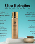 Jerome Alexander Airbrush Foundation Ultra Hydrating, Spray Foundation Makeup with 2x the Active Ingredients, Ultra-Light, Buildable, Full Coverage Formula (Warm Medium)