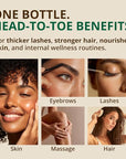 RejuveNaturals Castor Oil (16oz Glass Bottle) USDA Certified Organic, 100% Pure, Cold Pressed, Hexane Free. Boost Hair Growth for Thicker, Fuller Hair, Lashes & Eyebrows.