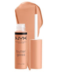 NYX PROFESSIONAL MAKEUP Butter Gloss, Non-Sticky Lip Gloss - Fortune Cookie (True Nude)