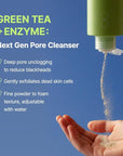 By Wishtrend Green Tea & Enzyme Powder Wash, 3.88 oz (110 g)