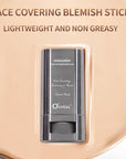 O'CHEAL Face Foundation Contour Stick Long-wear Lightweight Brighten Stick Face Concealer Blemish Contouring Beauty Makeup 04#WHEATCOLOR