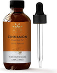 Cinnamon Essential Oil for Diffuser | 100% Pure & Natural | UNDILUTED Therapeutic Grade Cinnamon Oil | Perfect for Aromatherapy Relaxation Skin Care & More |3.38 fl. Oz